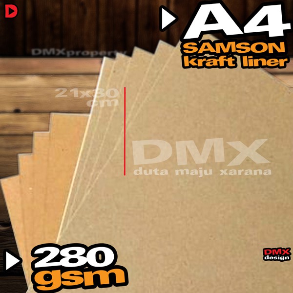 Jual Kertas Samson Kraft Paper A Tebal Karton Dan Gsm Shopee Indonesia