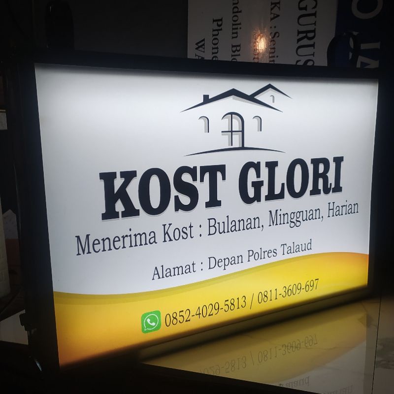 Jual Neon Box slim 2sisi Akrilik, Backlite, ukuran 50x30, 45x35 #NEW ...