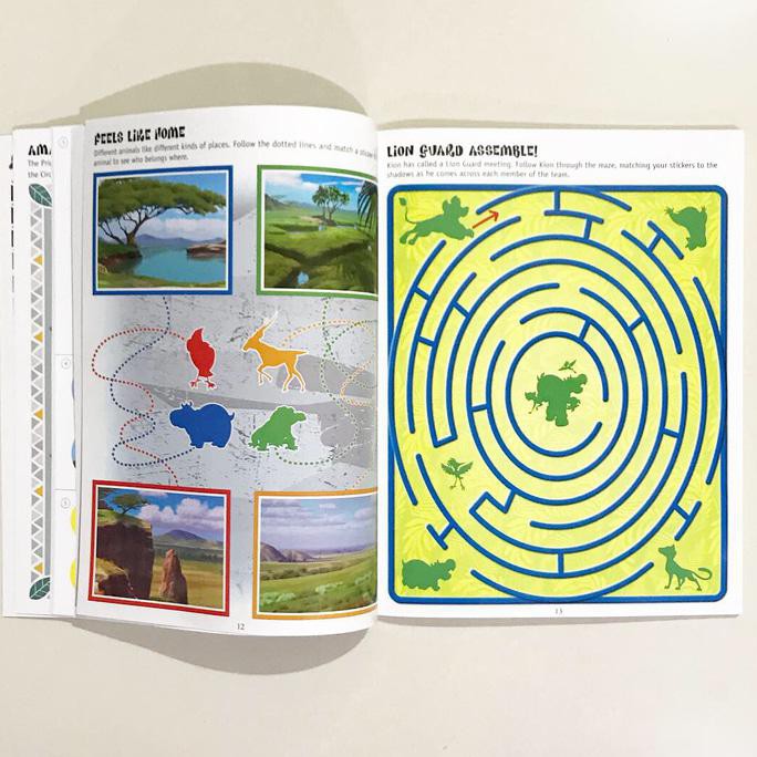 Jual Sticker Book Treasury Lion Guard With Over 350 Reusable Sticker