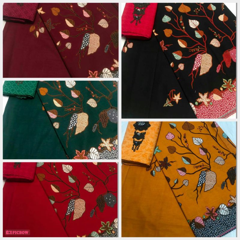 Jual BAHAN BATIK METERAN KAIN BATIK METERAN KATUN HALUS CIBULAN HITAM ...