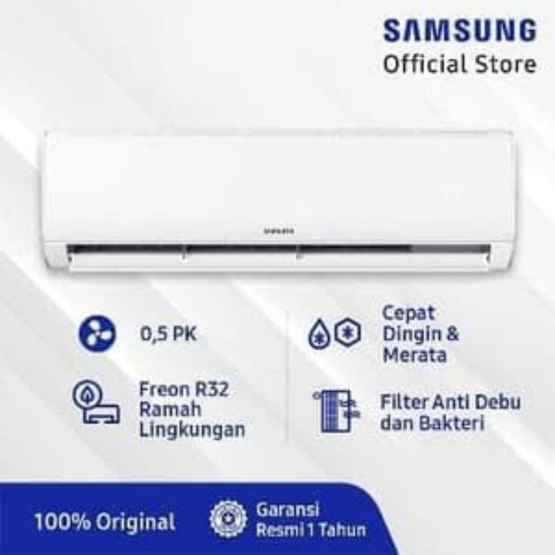 Jual AC SAMSUNG 1/2 PK LOW WATT + Pasang | Shopee Indonesia