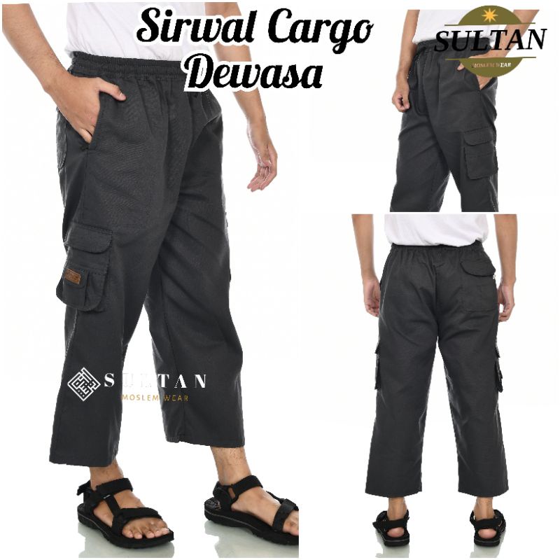 Jual Celana Sirwal Cargo Dewasa Panjang Cingkrang Murah Jumbo M L XL ...