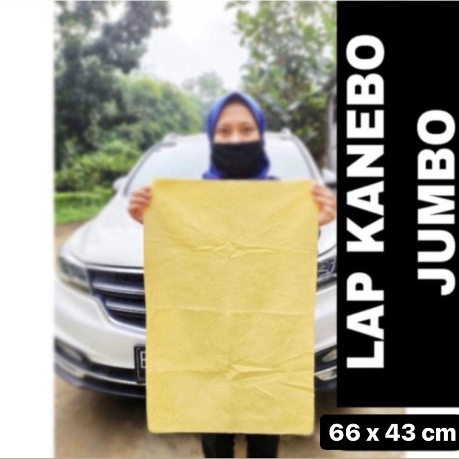 Jual KANEBO JUMBO PLAS CHAMOIS KAIN LAP SERAT BERPORI UKURAN XXL Extra ...
