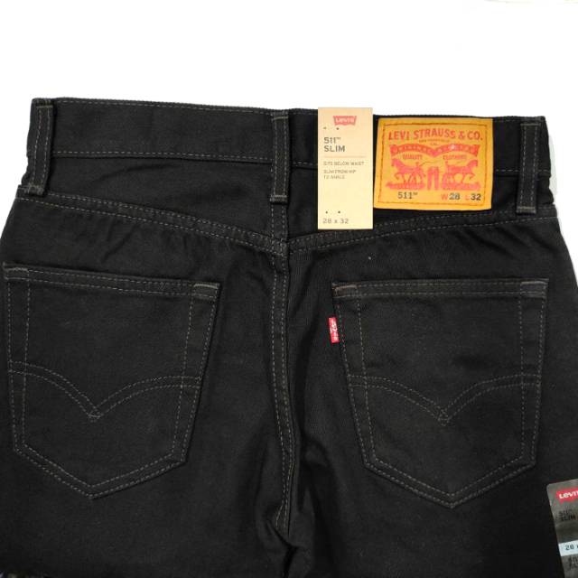 Jual Levi's 511 Original Slim Fit (Hitam) - Celana Jeans Panjang Pria  Import | Shopee Indonesia