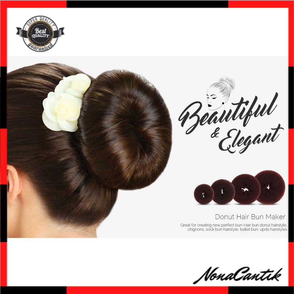 Jual Hair Bun Donut Bun Rambut Sanggul Cepol Donat Hairbun Donut Hairdo