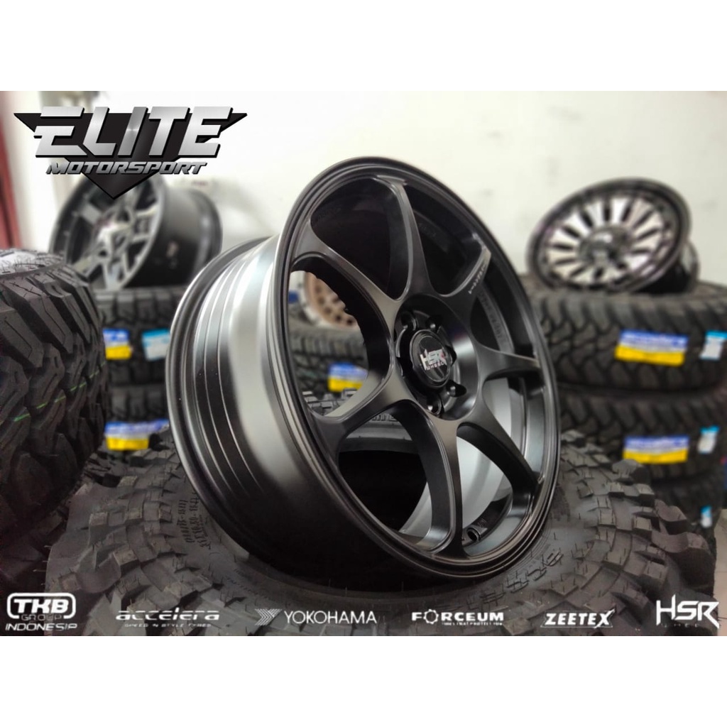 Jual Velg Racing HSR Sebunsuta R17 Mobil Jazz Yaris Brio Mobilio Avanza ...