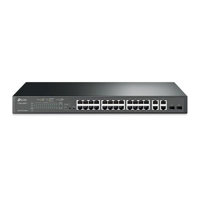 Jual TP-Link TL-SL2428P 24-Port 10/100Mbps 4Port Gigabit Smart PoE+ ...