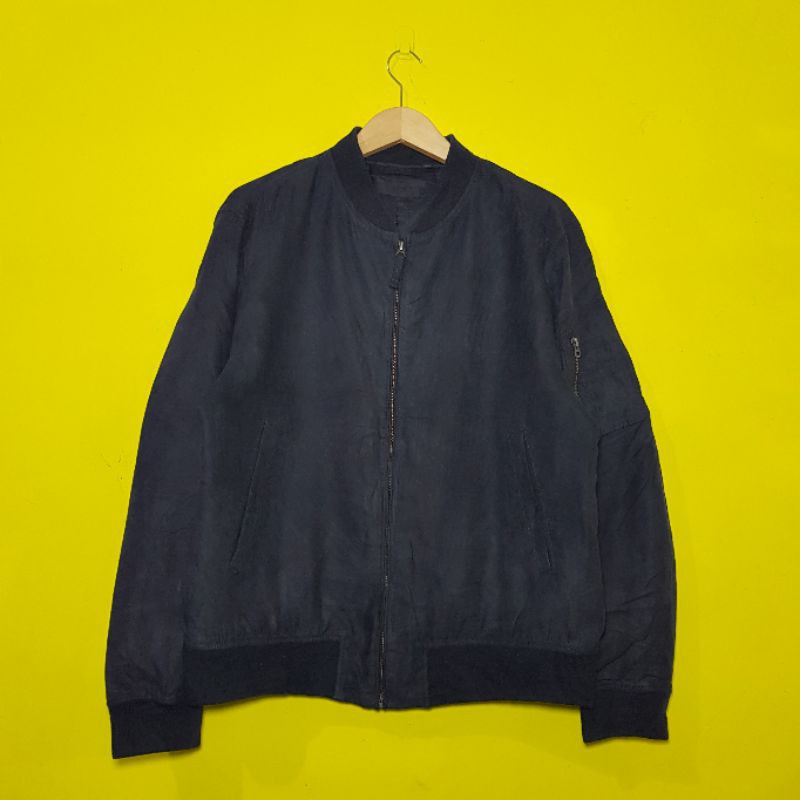 Uniqlo 2025 suede bomber