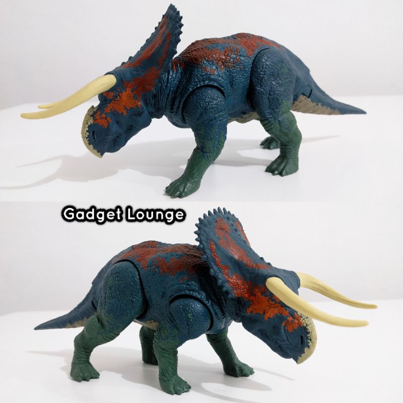 Jual Mattel Jurassic World Dino Rivals Dual Attack Dinosaurus Dino ...