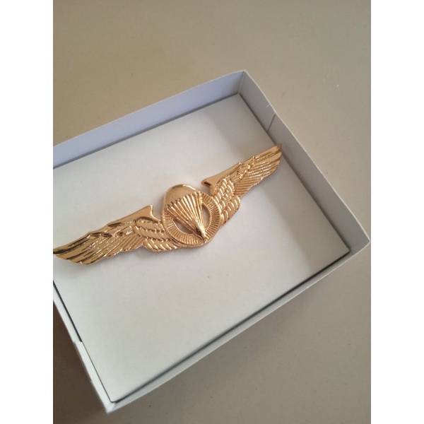 Jual brevet wing pin para angkatan udara au | Shopee Indonesia