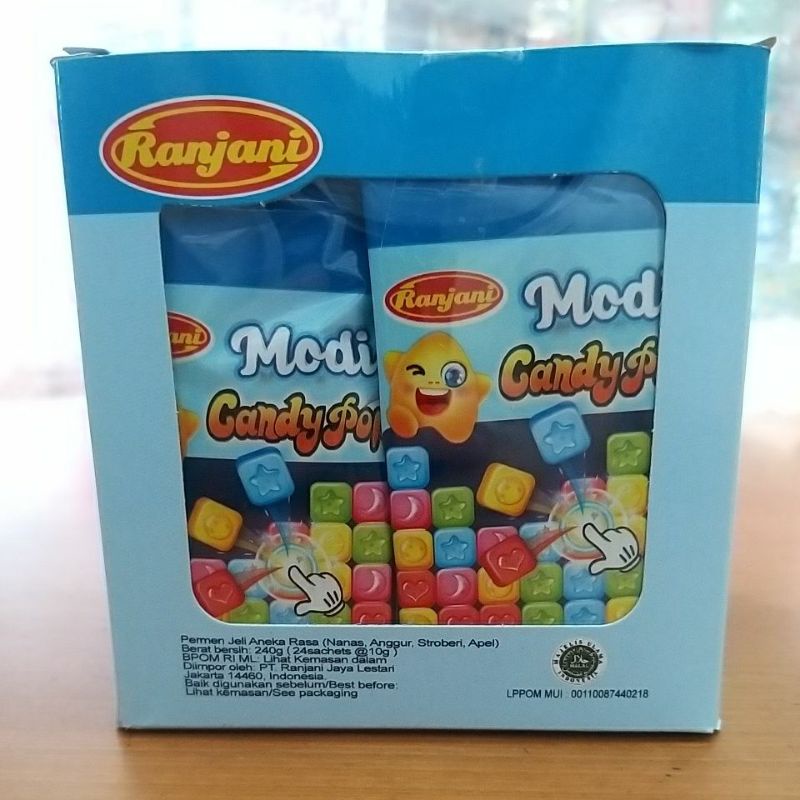 Jual Permen Modi Candy Pop 24 Sachet Shopee Indonesia