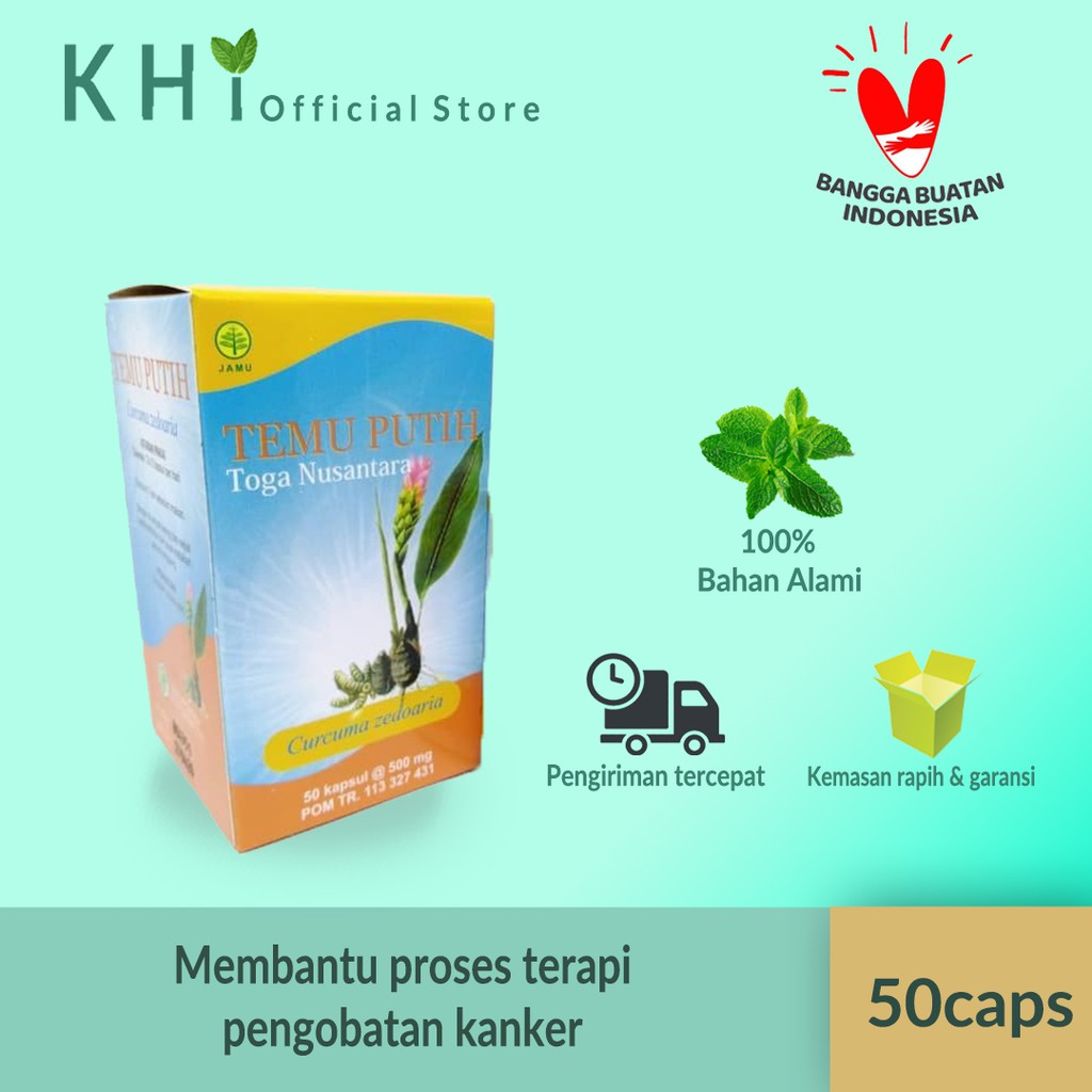 Jual Kapsul Ekstrak Temu Putih Tn Kapsul Mencegah Kanker Shopee