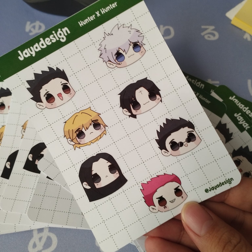 Jual STICKER SHEET HUNTER X HUNTER / STICKER HUNTER X HUNTER / STIKER ...