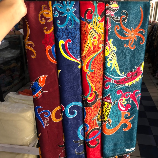 Jual Kain Batik Khas Kalteng Kalimantan Tengah Harga Per Meter