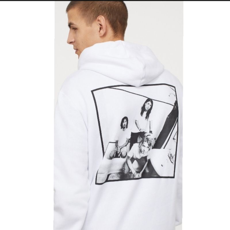 Jual Nirvana Hoodie H M original Hnm hoodie nirvana white Shopee Indonesia