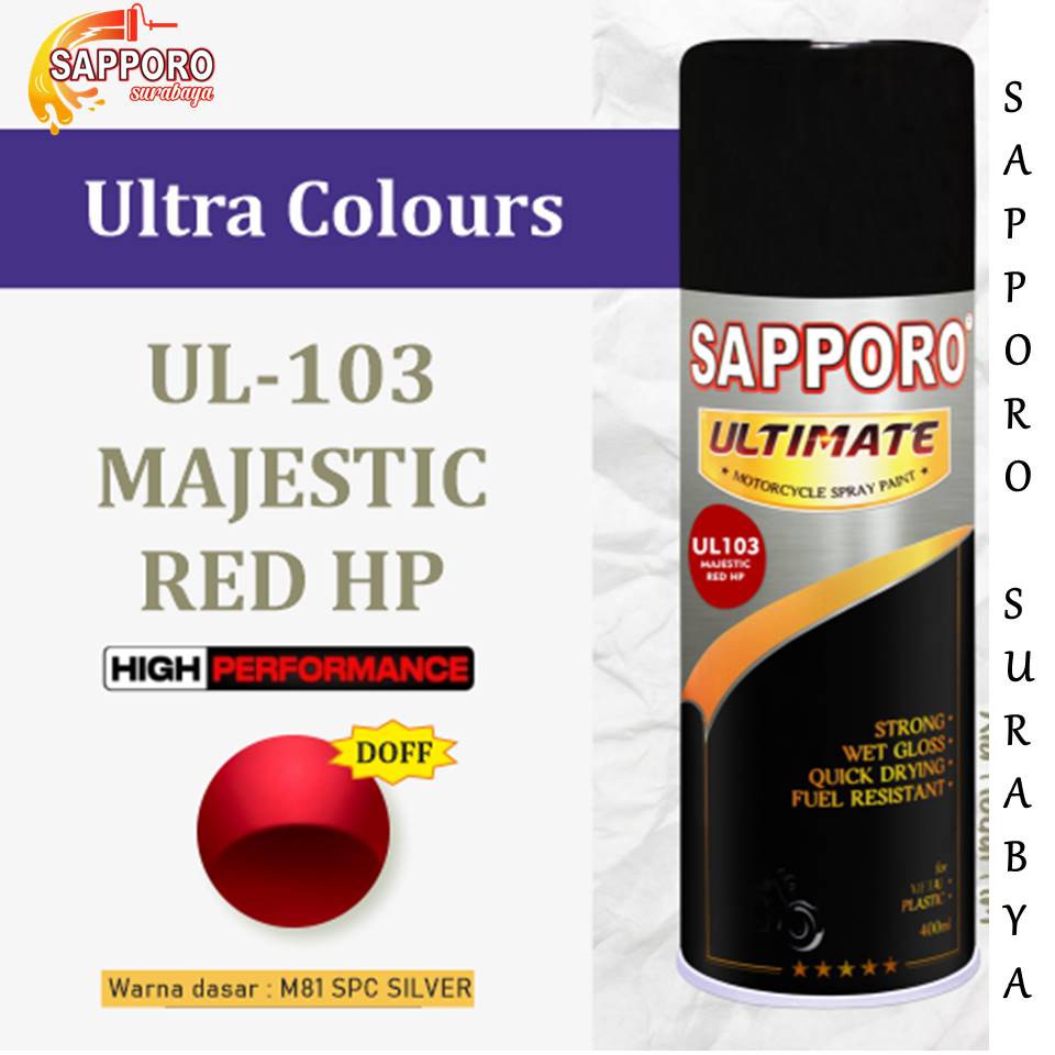 Jual SAPPORO ULTIMATE UL103 MAJESTIC RED HP | Shopee Indonesia