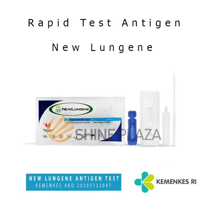 Jual New Lungene Alat Swab Rapid Test Antigen Set Omicron Satuan ...