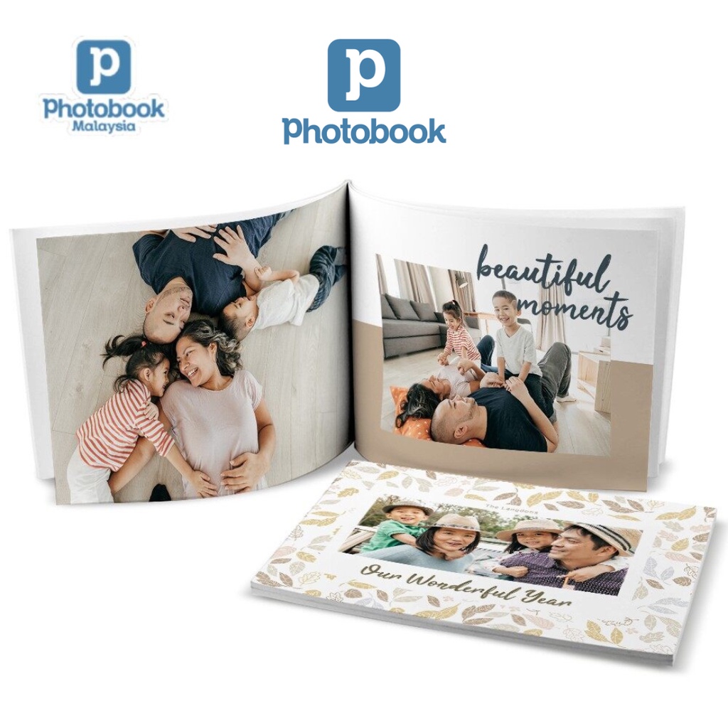 Jual Photobook Voucher 8"x6" Album Foto Custom 40 Halaman , Softcover