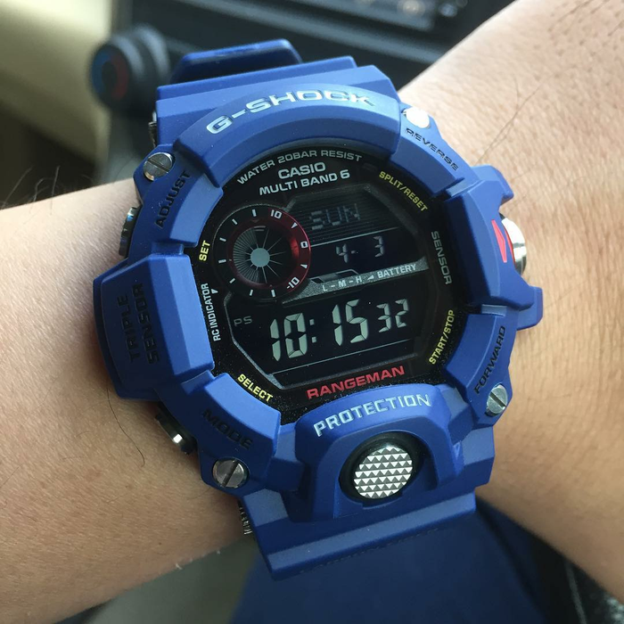 Jual Jam Tangan Casio G Shock GW 9400 NV Rangeman Navy Blue Original BM Shopee Indonesia