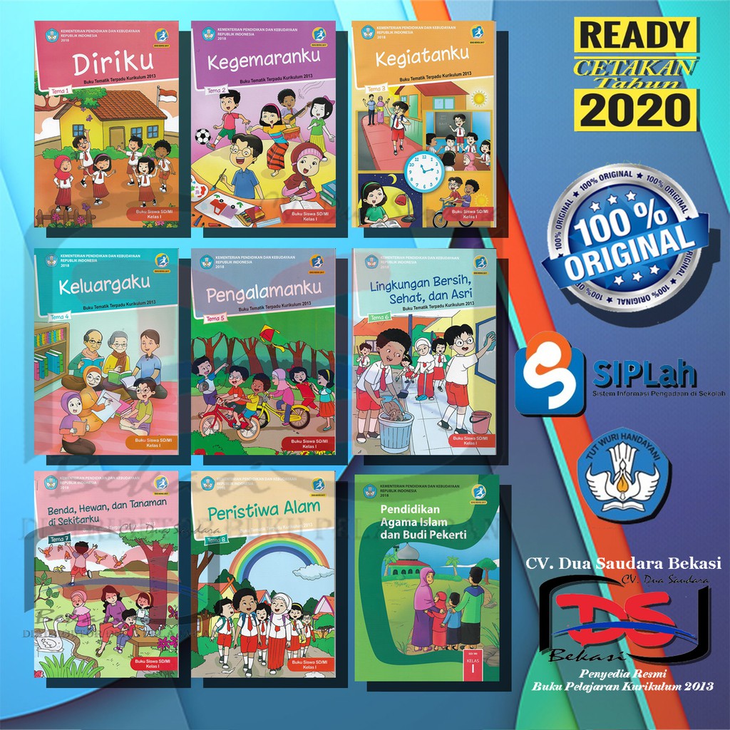 Jual Buku Siswa Kelas 1 SD Tematik Terpadu K13 Revisi 2017 | Shopee ...