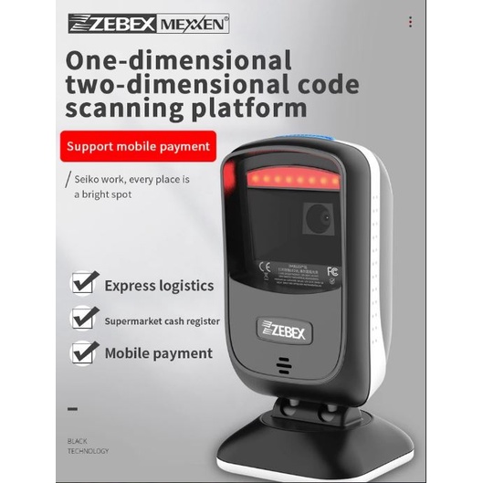Jual Barcode Scanner Zebex Z7920 Omni Directional 1 D 2D Garansi 1