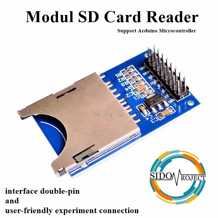 Jual Modul SD Card Reader / Writer Memory Module Arduino (Modul SD ...