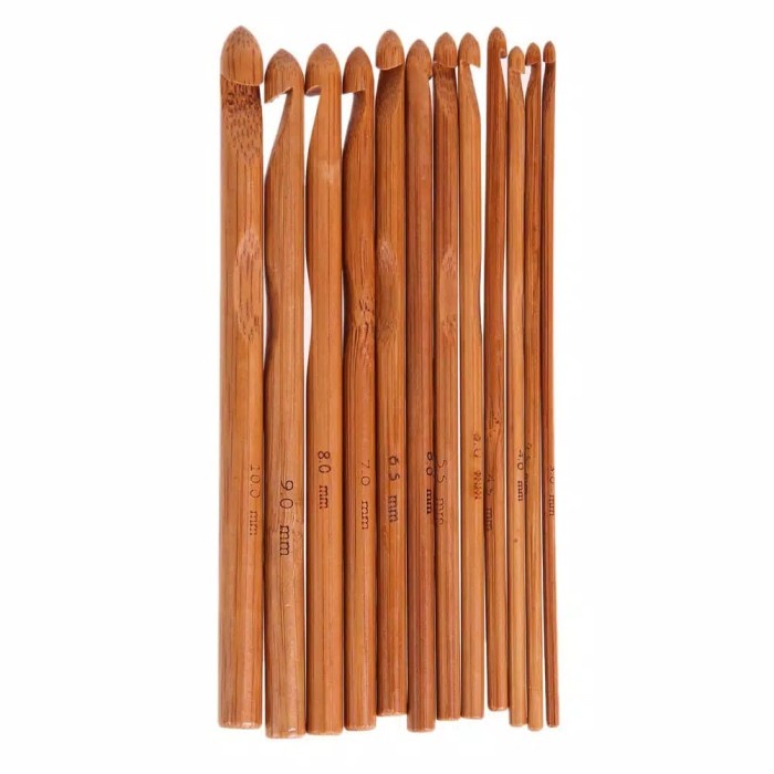 Jual Set Jarum Rajut Crochet Hook Set 12 pcs | Shopee Indonesia