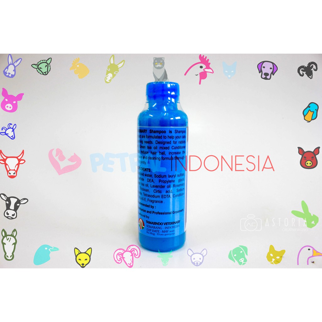 Jual ROSEMARY-K SHAMPOO Tea Tree Conditioner Shampoo For Rabbits 250 ml ...