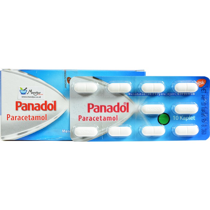 Jual PANADOL BIRU STRIP ISI 10 PARACETAMOL 500MG PEREDA NYERI PANAS ...