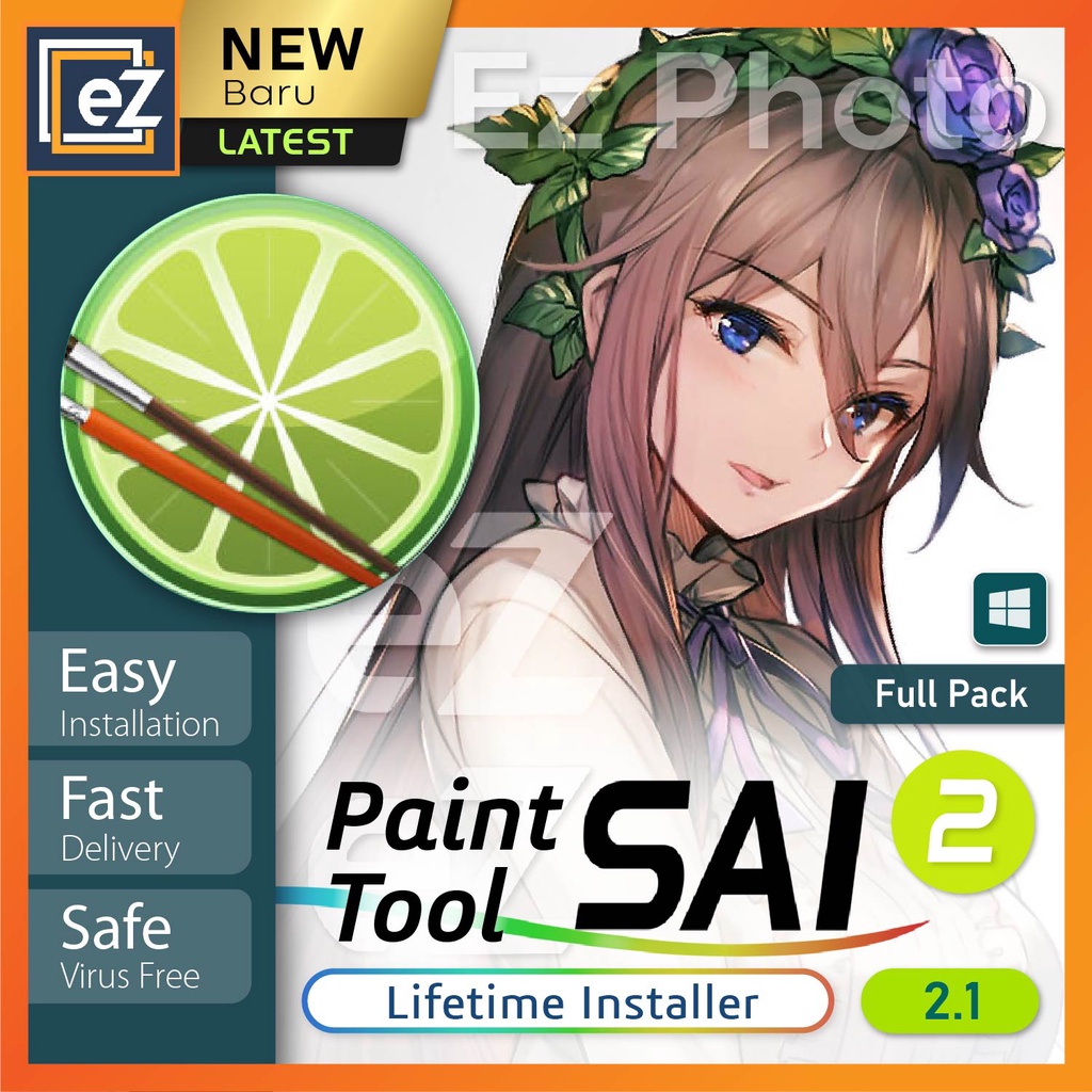 Jual Latest Paint Tool SAI 2 2021 Full Pack Windows Shopee   27f0acf9fc736dee9e38099ddc38f65b