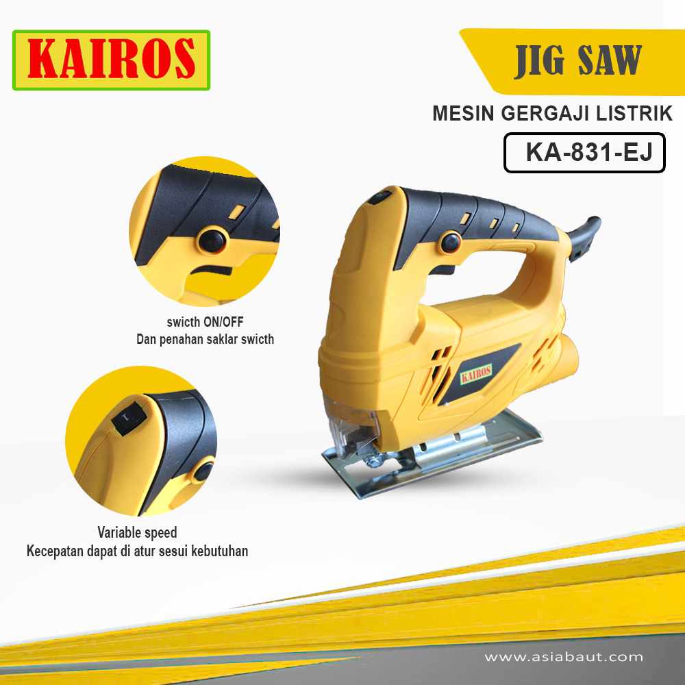 Jual Mesin Gergaji Triplek Kayu Electric Jig Saw Kairos Ka Ej