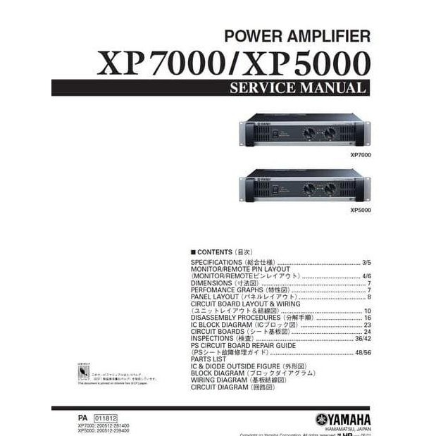 Jual Yamaha Power Amplifier Xp5000 / Xp 5000 / Xp-5000 Original Garansi ...