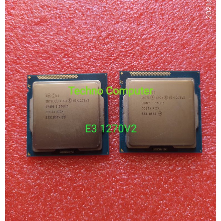 Prosesor Intel® Xeon® E3-1270 V2 Cache 8M, 3,50 GHz 4-Cores 8-Threads LGA  1155 Ivy Bridge