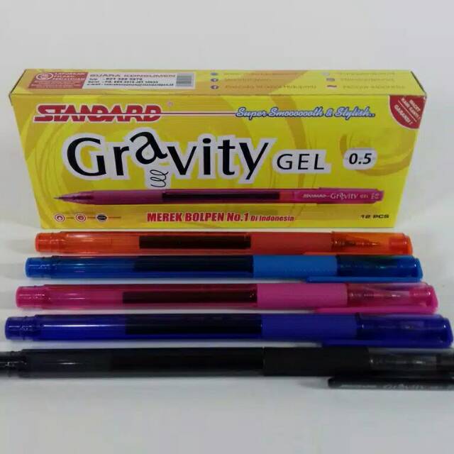 Jual PEN Gravity gel 0,5/BOLPAINT/PENA/STANDARD | Shopee Indonesia