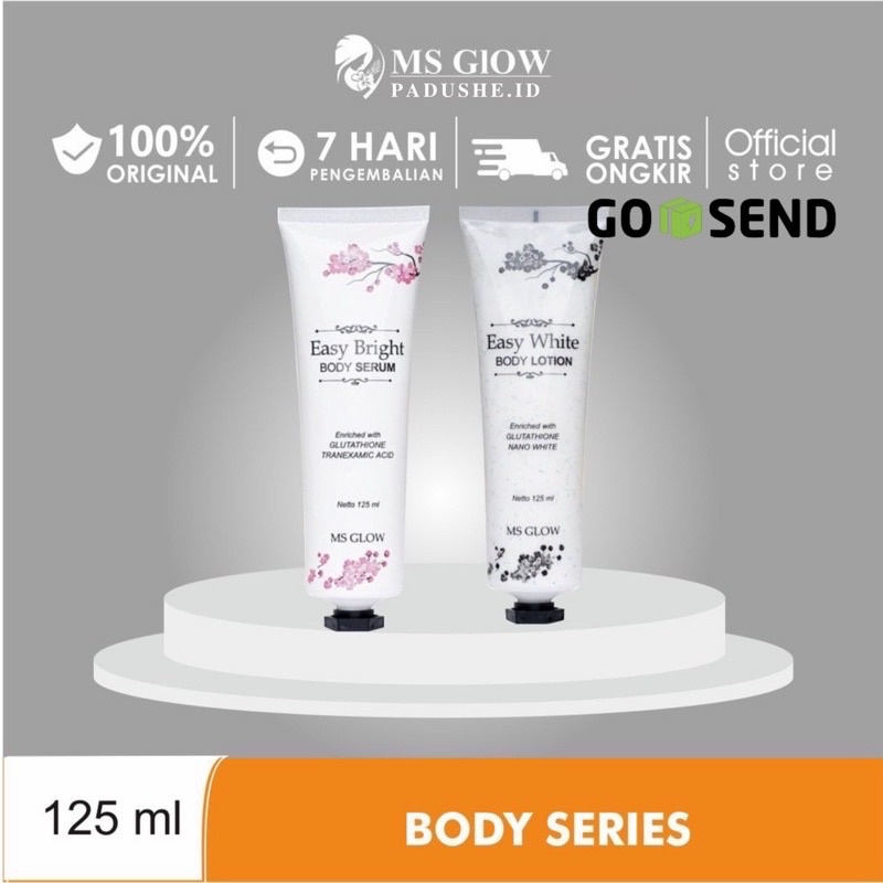 Jual Ms Glow Body Series Original Body Lotion Ms Original Body Serum Ms