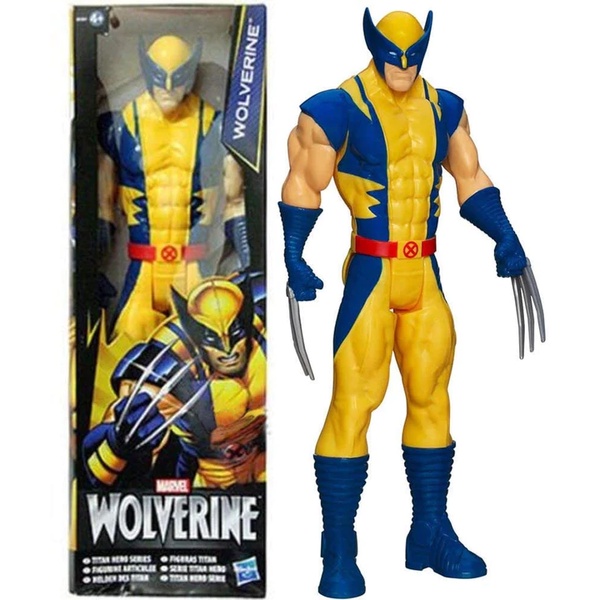 Action Figure Wolverine Titan Hero Series 28,5 Cm - Giocattolo Marvel X-Men Per Bambini 4+ Anni - 2