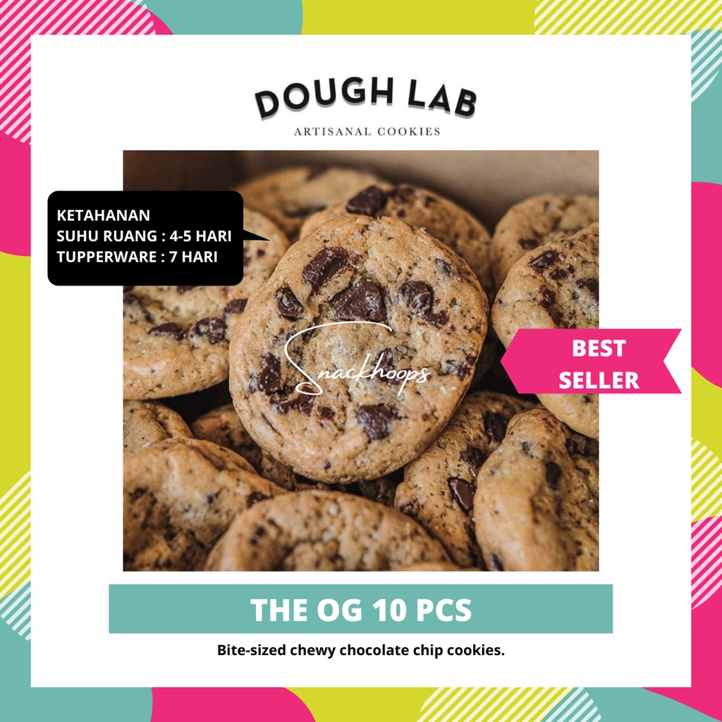 Jual THE OG 10 PCS DOUGHLAB DOUGH LAB COOKIES CHOCO