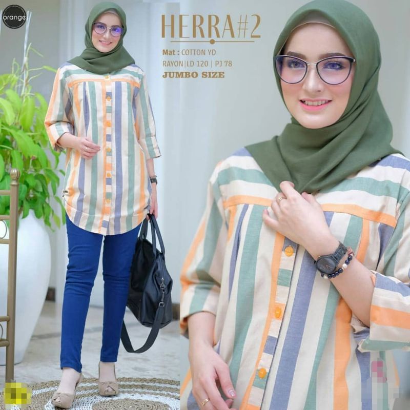 Jual KEMEJA TUNIK JUMBO ELEGAN DAN STAYLIS | Shopee Indonesia