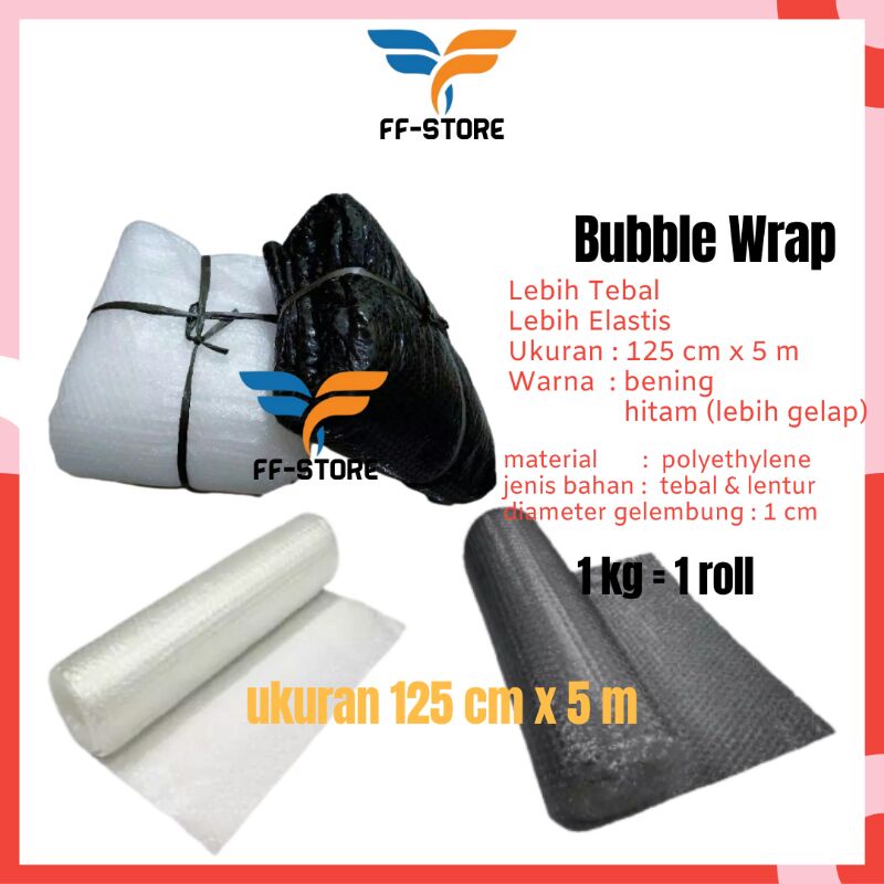 Jual [5M x 125Cm] Bubble Wrap 125cm x 5m Roll Packing OlShop Plastik ...