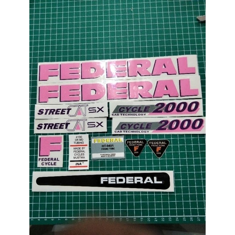 Jual stiker federal street cat sx | Shopee Indonesia