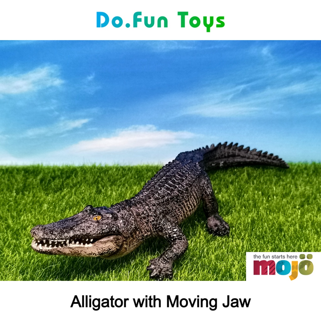 Mojo Fire Dragon With Moving Jaw Deluxe I Fantasy Creature Toy Realistic Mythical Collectible For Kids