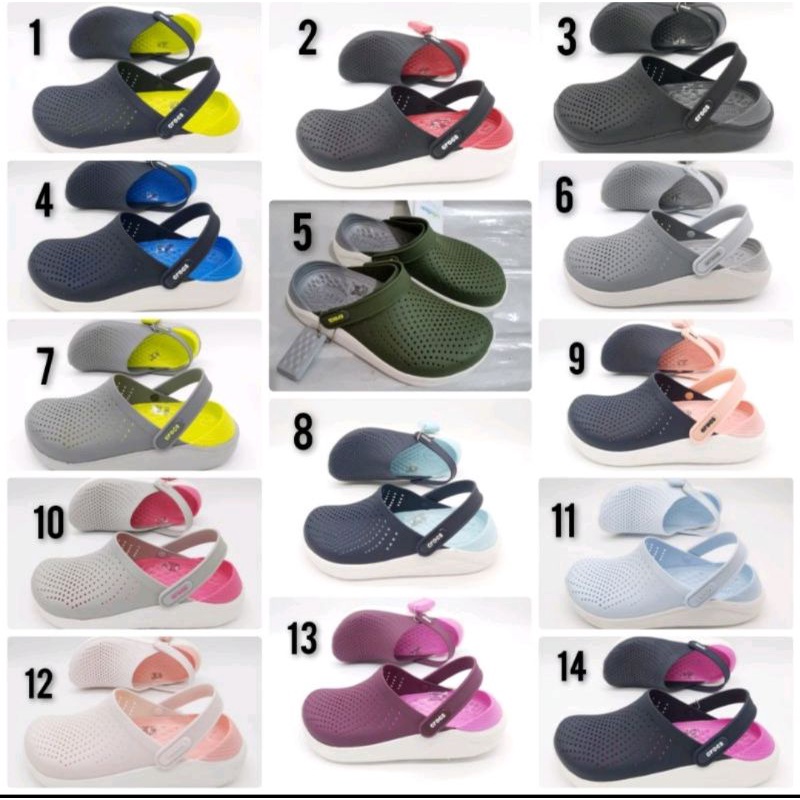 Jual Sandal Crocs Pria Literide Clog/ Sandal Crocs Wanita /Sandal Crocs ...