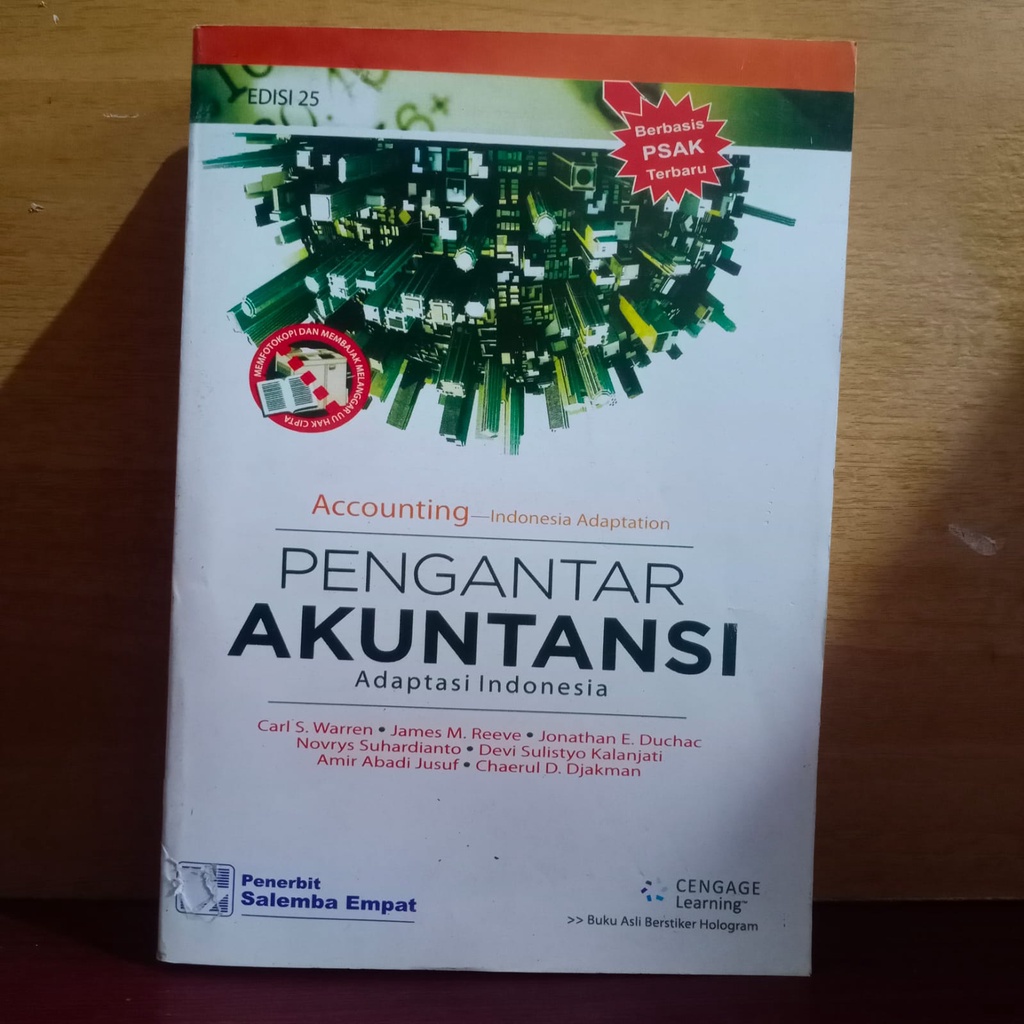 Jual Pengantar Akuntansi Adaptasi Indonesia Edisi By Warren Reeve Shopee Indonesia