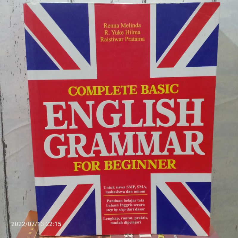 Jual ORIGINAL BUKU COMPLETE BASIC ENGLISH GRAMMAR FOR BEGINNER Untuk ...