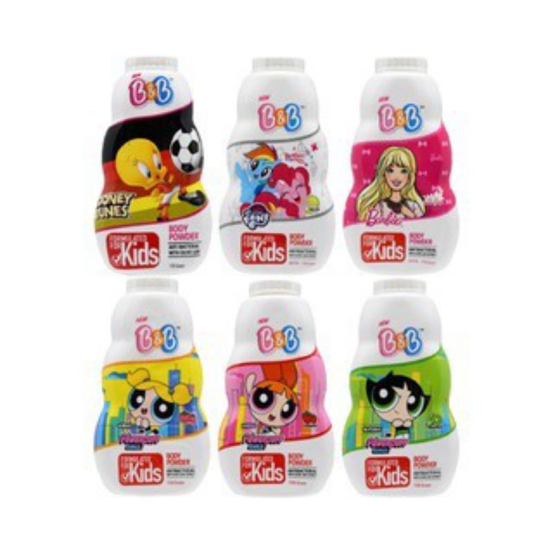 Jual B&B Kids Body Powder 150Gr Powerpuff Girl Dan Twetty | Shopee ...