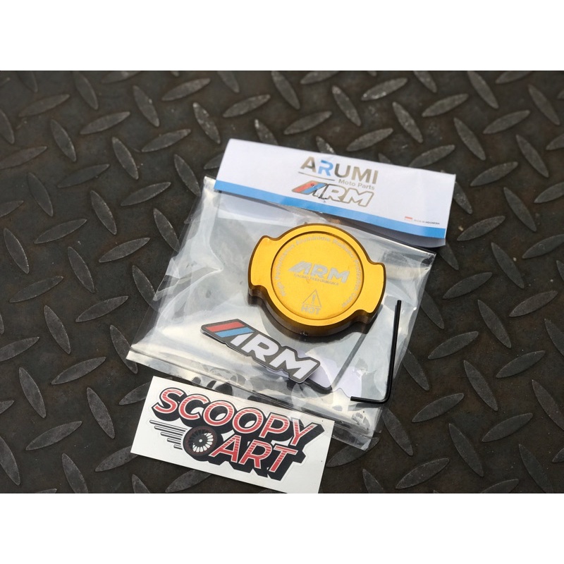 Jual RADIATOR CAP ARM ARUMI COVER TUTUP RADIATOR VARIO 110 125 150 160 ...