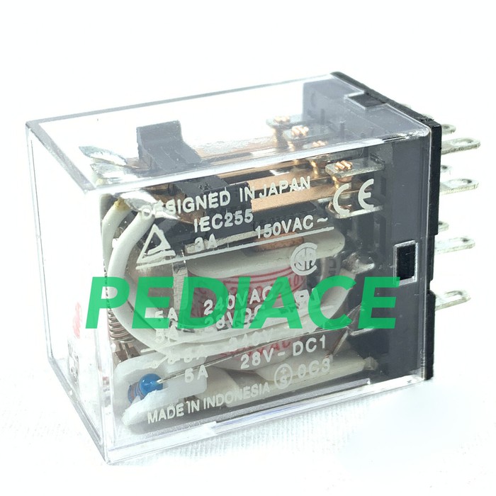 Jual Relay Omron MY4N 14 Pin Relay Switch AC 3A 220/240VAC JAPAN IEC255