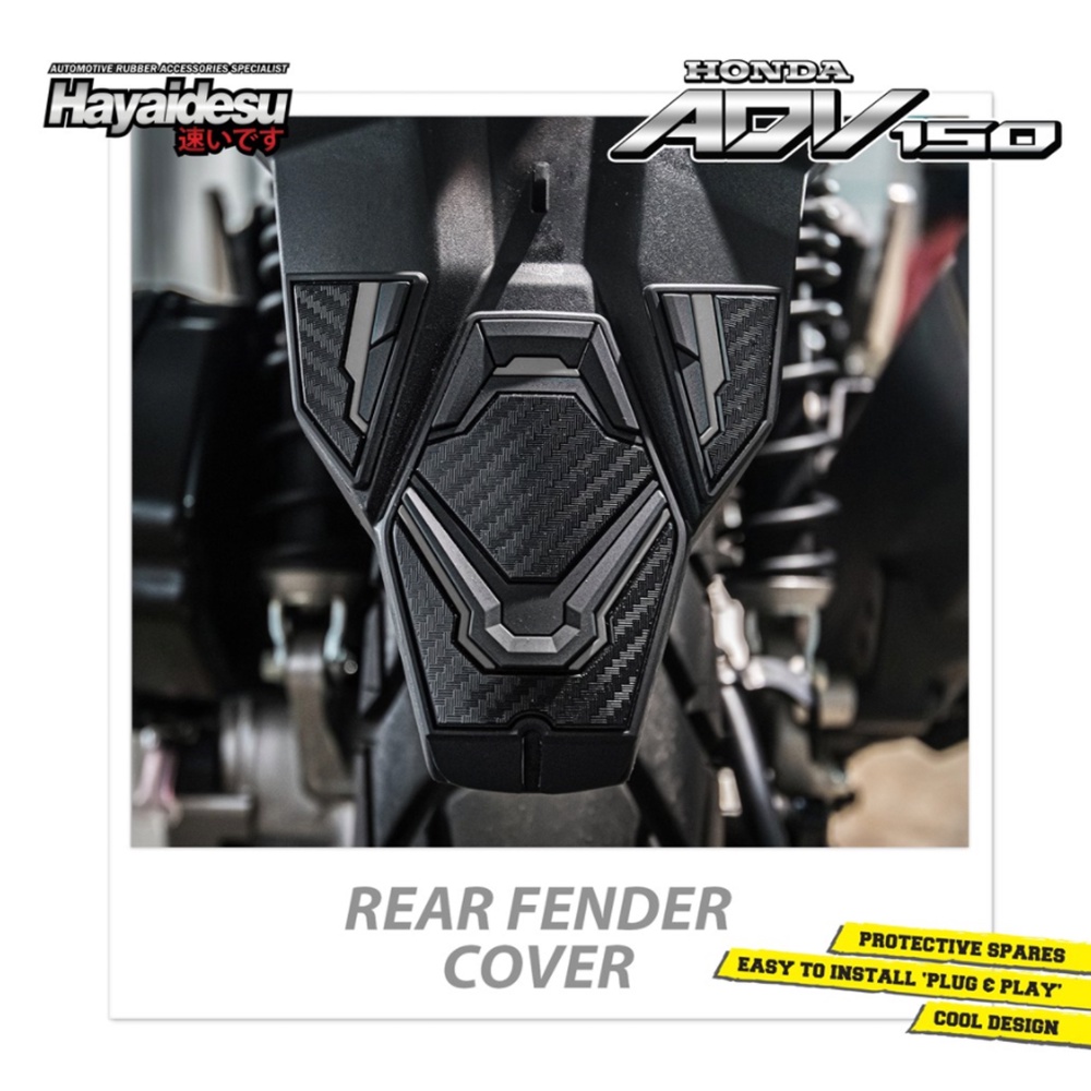 Jual Honda ADV 150 Rear Fender Body Protector Cover-HAYAIDESU | Shopee ...