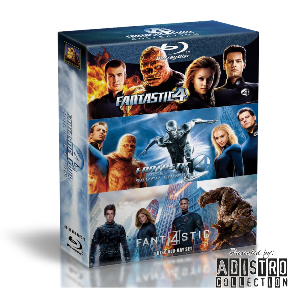 Jual Film Blu-Ray FANTASTIC FOUR FANTASTIC 4 Edisi BOX SET COMPLETE ...