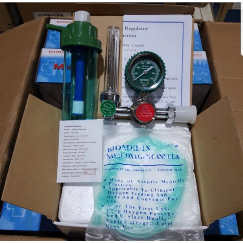Jual Regulator Tabung Oksigen Biomedix | Shopee Indonesia